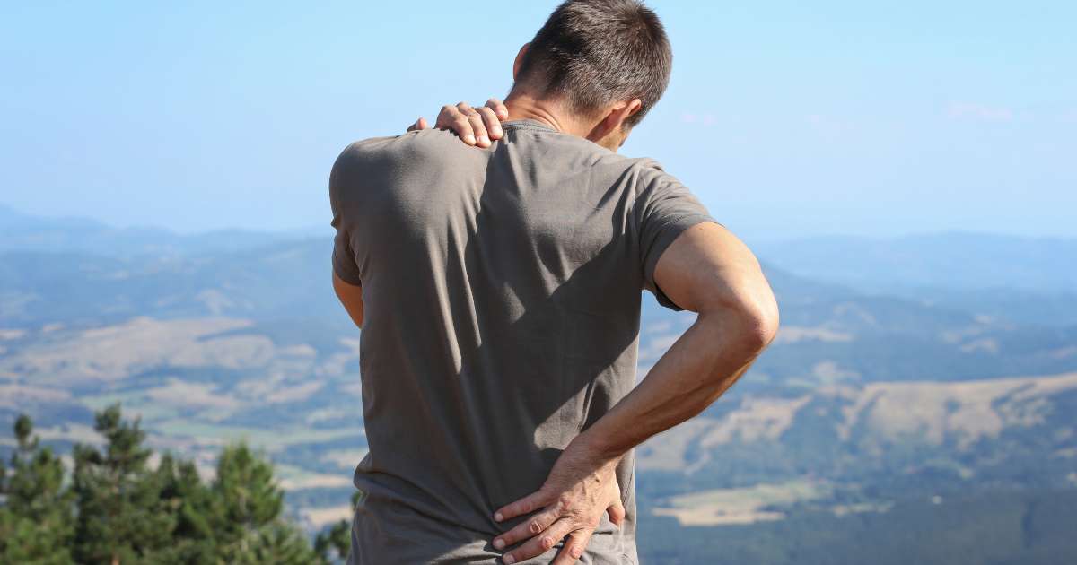 man in boise has chronic pain issues in back